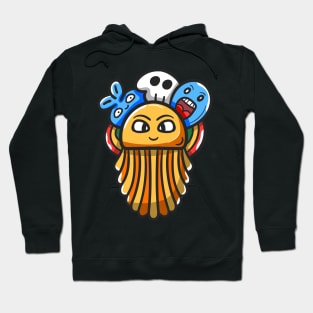 Monster Character Doodle Art Hoodie